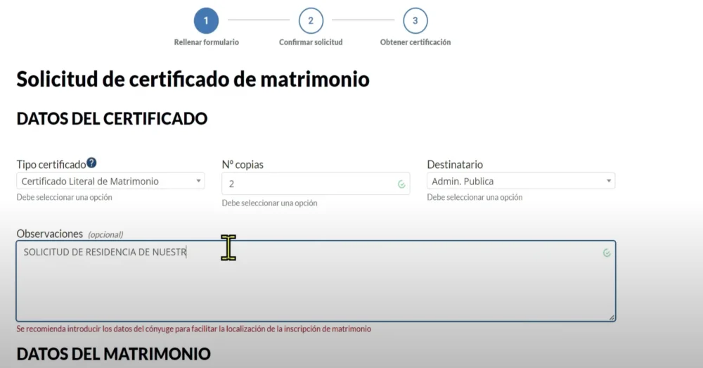 Todo lo que necesitas saber sobre la solicitud del certificado de matrimonio en España: requisitos, trámites y plazos