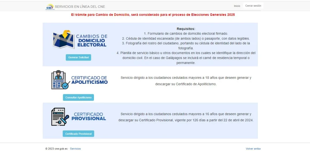 Guía completa: Trámite de cambio de domicilio en Ecuador paso a paso