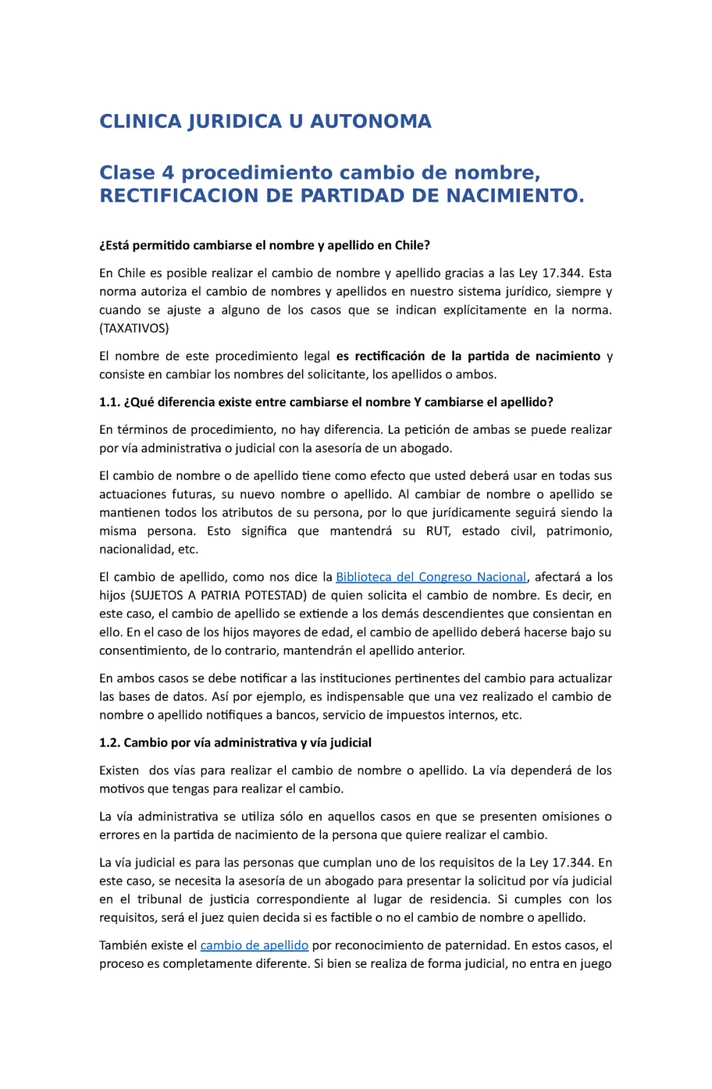 Guía completa: Trámite de cambio de nombre en Chile - Proceso y requisitos paso a paso