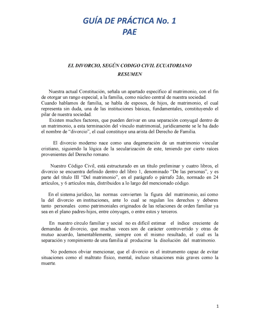 Guía Completa: Trámite de Divorcio de Mutuo Acuerdo en Ecuador Paso a Paso