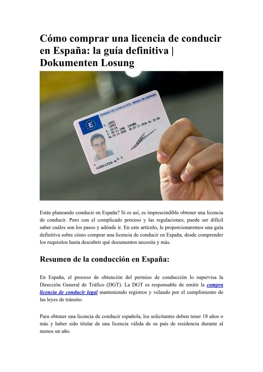 Guía completa: Trámites para obtener el permiso de conducir en España ¡Paso a paso!
