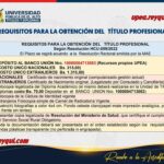 Todo lo que necesitas saber sobre los requisitos para obtener un título profesional en Bolivia